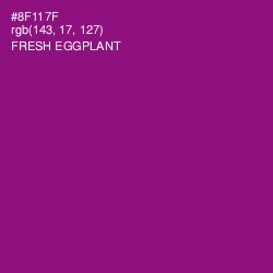 #8F117F - Fresh Eggplant Color Image