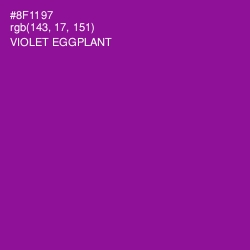 #8F1197 - Violet Eggplant Color Image