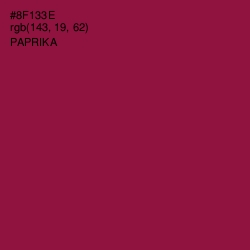 #8F133E - Paprika Color Image