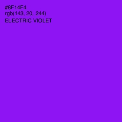 #8F14F4 - Electric Violet Color Image