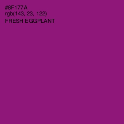 #8F177A - Fresh Eggplant Color Image