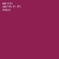 #8F1F51 - Disco Color Image