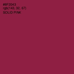 #8F2043 - Solid Pink Color Image