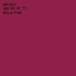 #8F2047 - Solid Pink Color Image