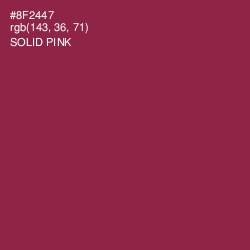 #8F2447 - Solid Pink Color Image