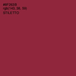 #8F263B - Stiletto Color Image