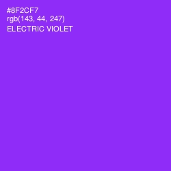 #8F2CF7 - Electric Violet Color Image