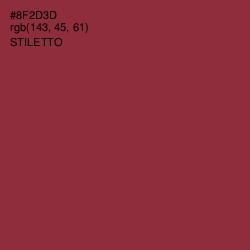 #8F2D3D - Stiletto Color Image