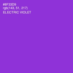 #8F33D9 - Electric Violet Color Image