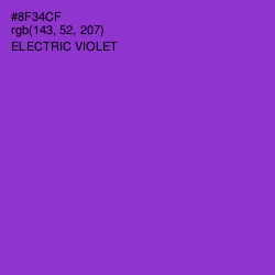 #8F34CF - Electric Violet Color Image