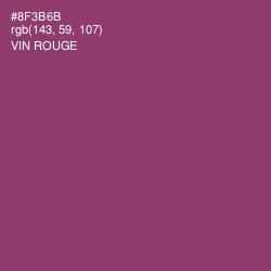 #8F3B6B - Vin Rouge Color Image