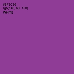#8F3C96 - Vivid Violet Color Image