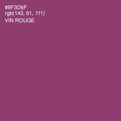 #8F3D6F - Vin Rouge Color Image
