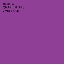 #8F3F95 - Vivid Violet Color Image