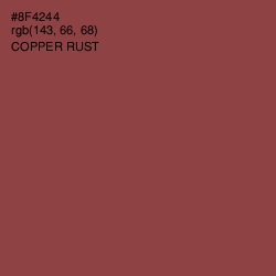 #8F4244 - Copper Rust Color Image