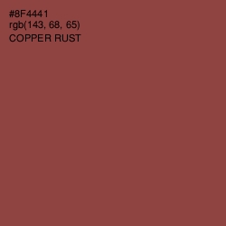 #8F4441 - Copper Rust Color Image