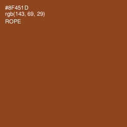 #8F451D - Rope Color Image