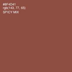 #8F4D41 - Spicy Mix Color Image