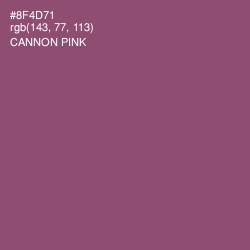 #8F4D71 - Cannon Pink Color Image