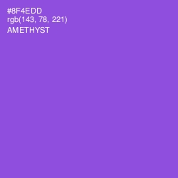 #8F4EDD - Amethyst Color Image