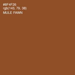 #8F4F26 - Mule Fawn Color Image