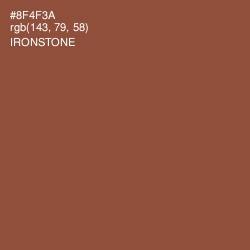 #8F4F3A - Ironstone Color Image