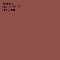 #8F5049 - Spicy Mix Color Image