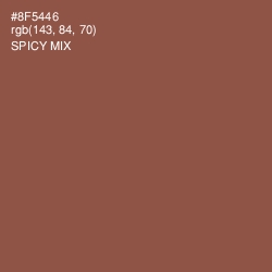 #8F5446 - Spicy Mix Color Image