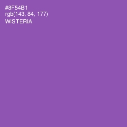 #8F54B1 - Wisteria Color Image