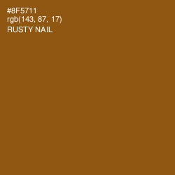 #8F5711 - Rusty Nail Color Image