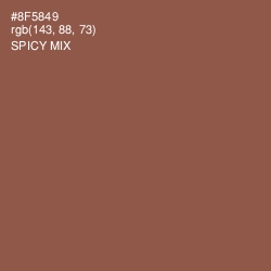 #8F5849 - Spicy Mix Color Image