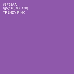 #8F58AA - Trendy Pink Color Image