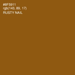 #8F5911 - Rusty Nail Color Image