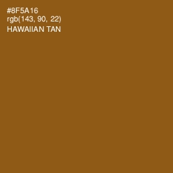 #8F5A16 - Hawaiian Tan Color Image