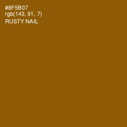 #8F5B07 - Rusty Nail Color Image