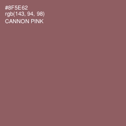 #8F5E62 - Cannon Pink Color Image