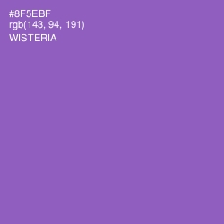 #8F5EBF - Wisteria Color Image