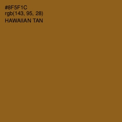 #8F5F1C - Hawaiian Tan Color Image