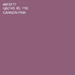 #8F5F77 - Cannon Pink Color Image