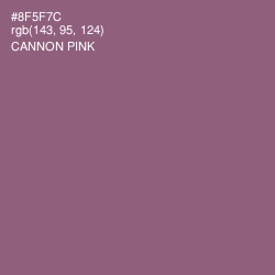 #8F5F7C - Cannon Pink Color Image