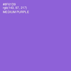 #8F61D9 - Medium Purple Color Image