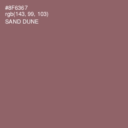 #8F6367 - Sand Dune Color Image