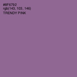 #8F6792 - Trendy Pink Color Image