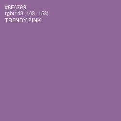 #8F6799 - Trendy Pink Color Image