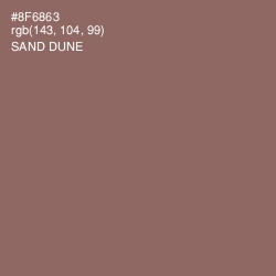 #8F6863 - Sand Dune Color Image