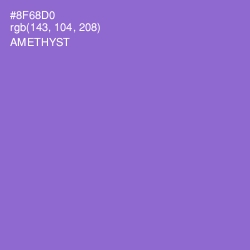 #8F68D0 - Amethyst Color Image