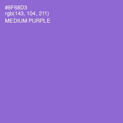 #8F68D3 - Medium Purple Color Image