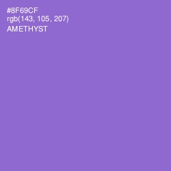 #8F69CF - Amethyst Color Image