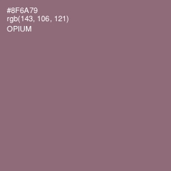 #8F6A79 - Opium Color Image