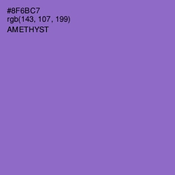 #8F6BC7 - Amethyst Color Image